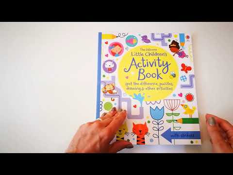 Little children's activity book: spot the difference, puzzles and drawing - Usborne