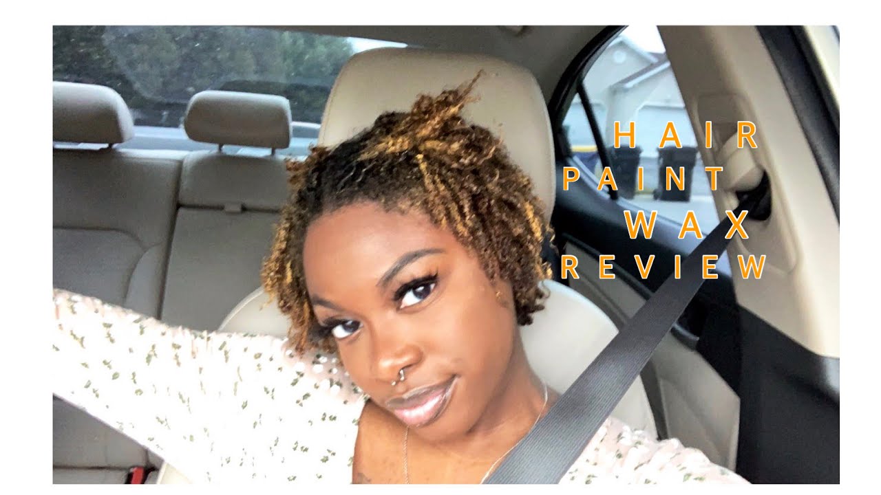 STARTER LOCS HAIR PAINT WAX ON LOCS REVIEW GOLD OH JUU YouTube
