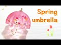 【UVレジン/resin】立体モールドで春の傘を作る*˚Make a spring umbrella.【リクエスト動画】