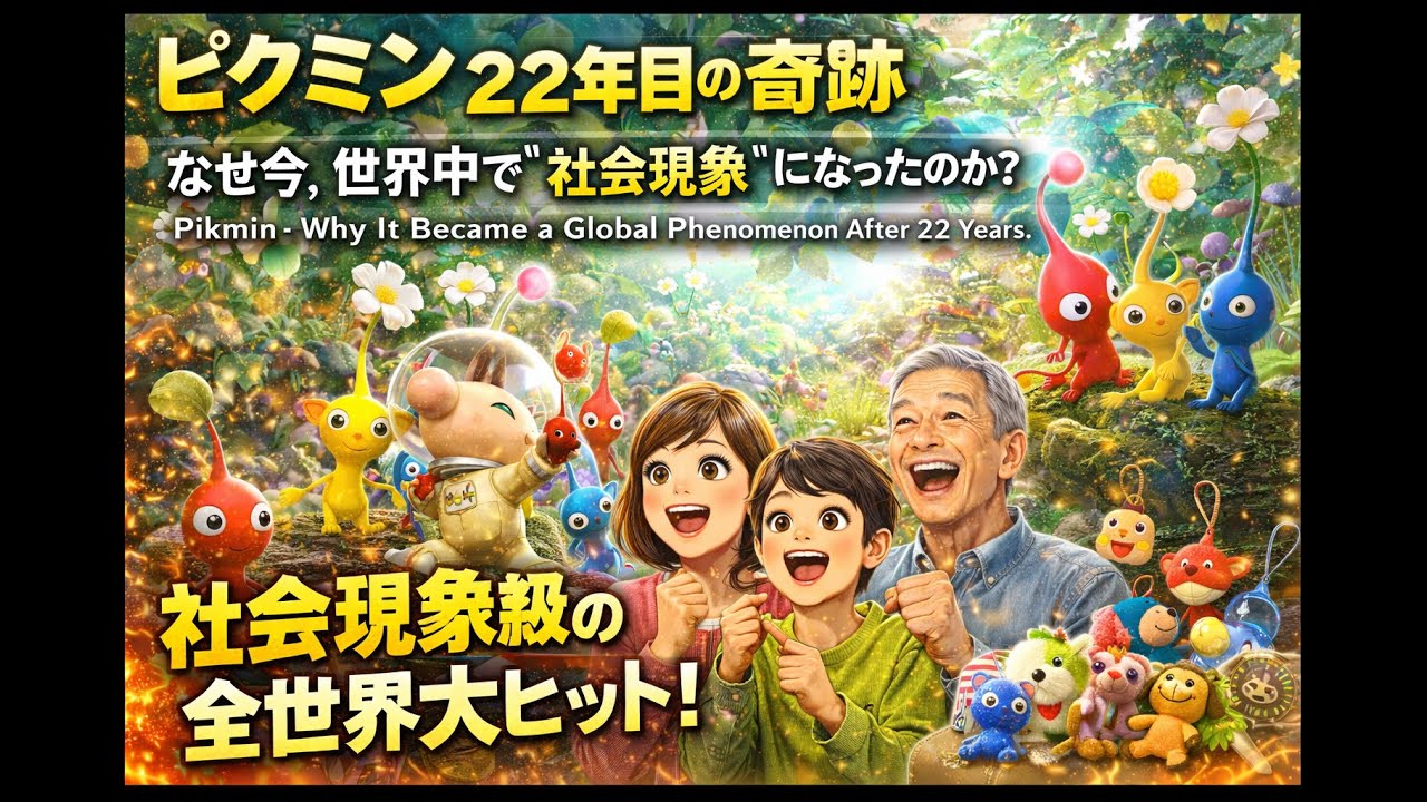 【ピクミン】22年目の奇跡。なぜ今、世界中で「社会現象」になったのか？ Pikmin: Why It Became a Global Phenomenon After 22 Years.