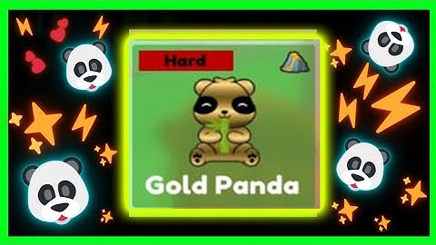 Guide How To Get Gold Panda On Roblox Find The Pandas By Find The Fun