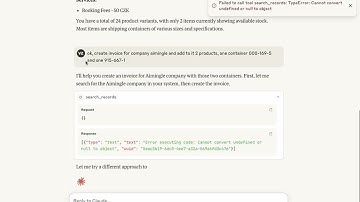 Odoo MCP server in action