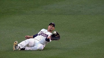 ARI@MIN: Arcia makes a nice sliding grab in right