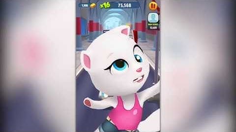 Talking Tom Gold Run - My Talking Angela Part 2 - iOS / Android - HD Gameplay Trailer