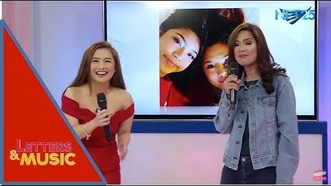 Sheryn Regis share memories of her photos (NET25 Letters and Music)