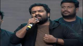 Singer Kala Bhairava Terrific Live Performance @ Aravindha Sametha Pre Release Event
