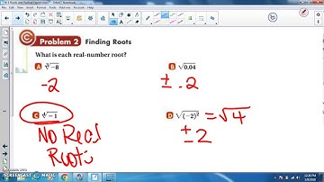 6 1 Roots and Radical Expressions