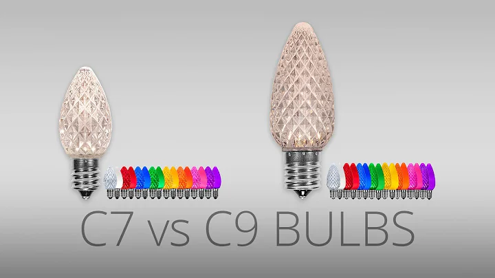 A Bright Choice: Comparing C9 and C7 Christmas Light Bulbs