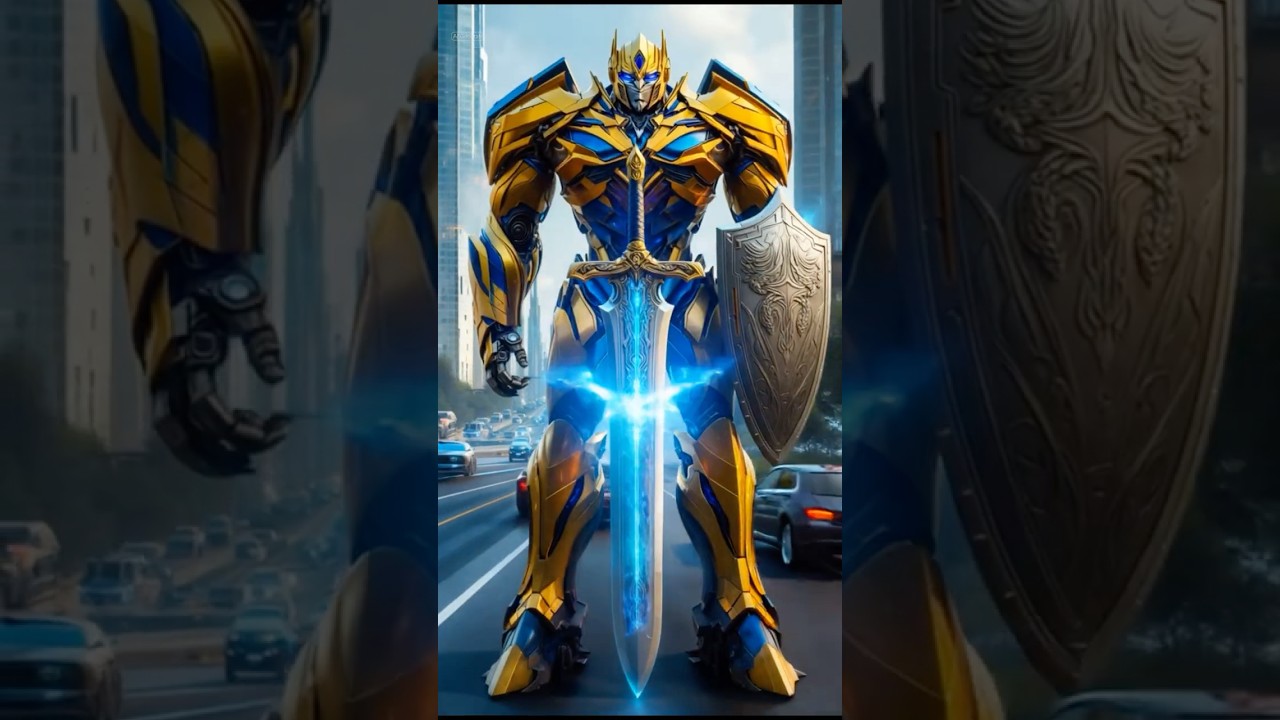 Future Robots 107: Car to Robot Transformation with Full-Body Plasma Energy | Epic Cinematic AI