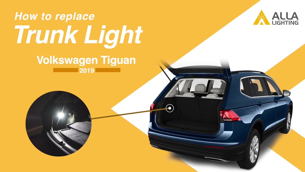 For Volkswagen Tiguan Mk1 5N Mk2 AD1 Allspace Bright White LED Interior  Boot Trunk Luggage Compartment Light Lamp