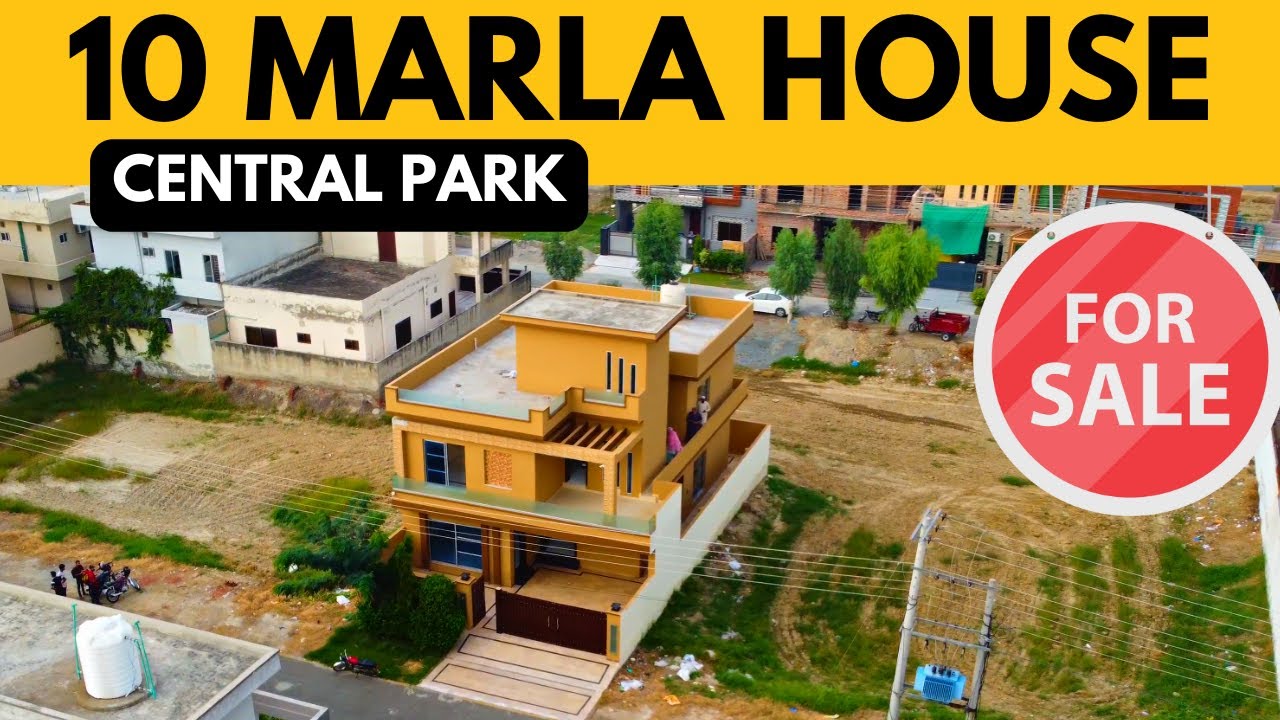 10 MARLA BRAND NEW FOR SALE IN CENTRAL PARK YouTube