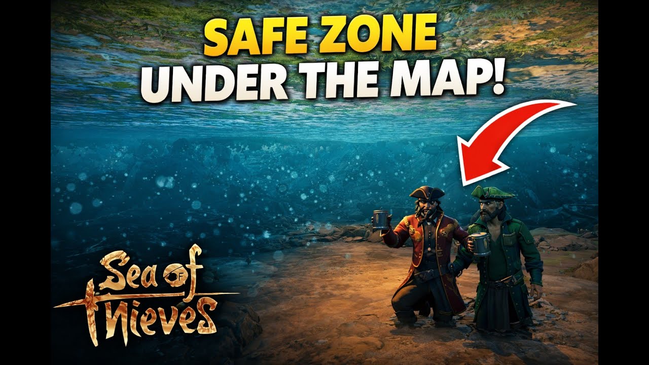 Sea of Thieves | Save Zone under the Map | Glitch | Letsbash.de