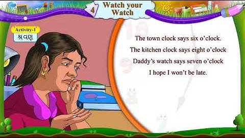 4 WATCH YOUR WATCH II STD 6 II ENGLISH II SEM 1 II UNIT 4 II activity 1 II 4 1