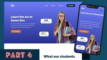 How To Design A Responsive Homepage Using Figma - Components (Part 3)