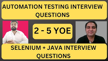 Software Testing Mock Interview| Automation Testing Interview| RD Automation Learning
