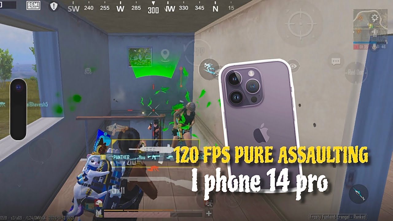 Is Gameplay Ko Dekh Kar Sabne Hacker Bola! 🚫 iPhone 14 Pro + 120 FPS = Unstoppable Aggression!