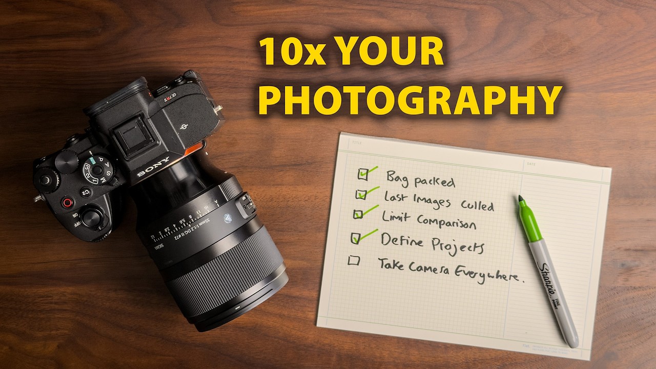 Ваш привычный распорядок дня в фотографии вас тормозит.