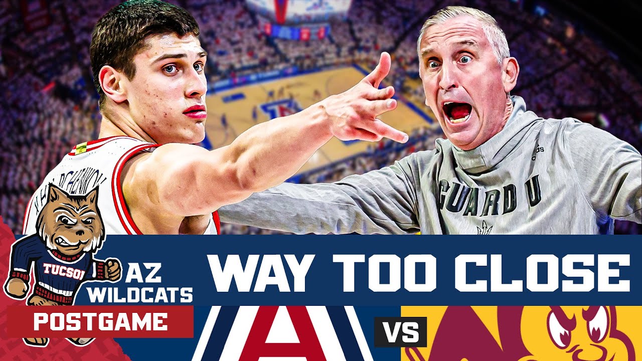 POSTGAME: Arizona Avoids COMPLETE DISASTER As Wildcats Defeat Arizona State By NARROW MARGIN