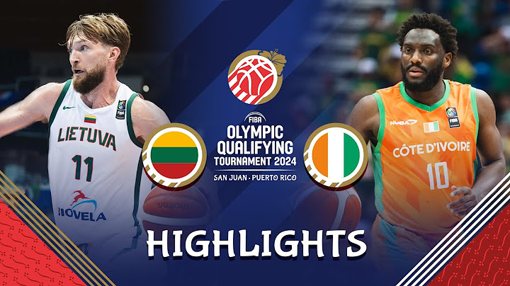 Lithuania 🇱🇹 sneak past brave Cote d'Ivoire 🇨🇮 | Highlights | FIBA OQT 2024 Puerto Rico