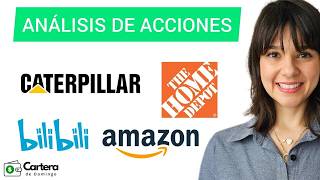 ANÁLISIS TÉCNICO DE ACCIONES PARA NO PERDER DINERO: AMAZON, HOME DEPOT, BILIBILI y CATERPILLAR