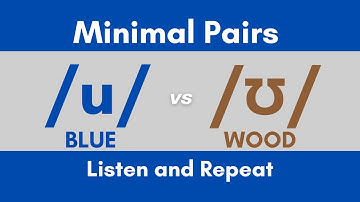 American English Vowel Sound Minimal Pairs | /u/ vs /ʊ/ | Pronunciation Practice | Listen and Repeat