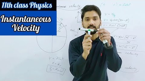 Instantaneous velocity | SHM and uniform circular motion | class 11 physics | physics ka safar