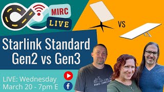 Starlink Standard Gen2 vs Gen3 Dish  Hands on Analysis of Power Use, Speed & Form Factor