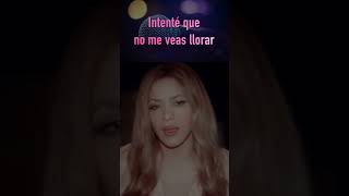 Shakira - ACROSTICO Karaoke (Mejor version) #shorts #viral #youtubeshorts #shortsclip