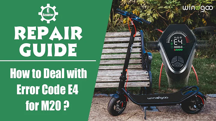 Electric Scooter Repair Guide | How to Deal with Error Code E4 for M20?