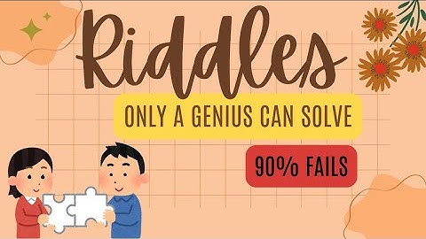 Play a game with me | 90% fails | Only a genius can solve these riddles
