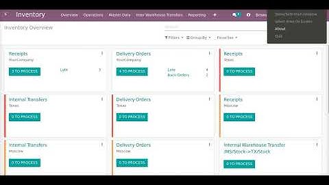 How to manage Inter Warehouse Stock Transfer | Odoo Apps Features #odoo #warehouse