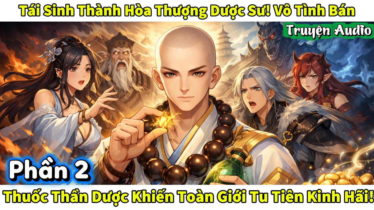 P2 Tái Sinh Thành Hòa Thượng Dược Sư, Vô Tình Bán Thuốc Thần Dược Khiến Toàn Giới Tu Tiên Kinh Hãi!