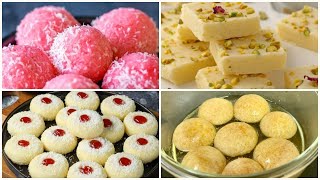 4 Quick Diwali Sweets With One Dough Easy Sweet Recipe With Milk Powder