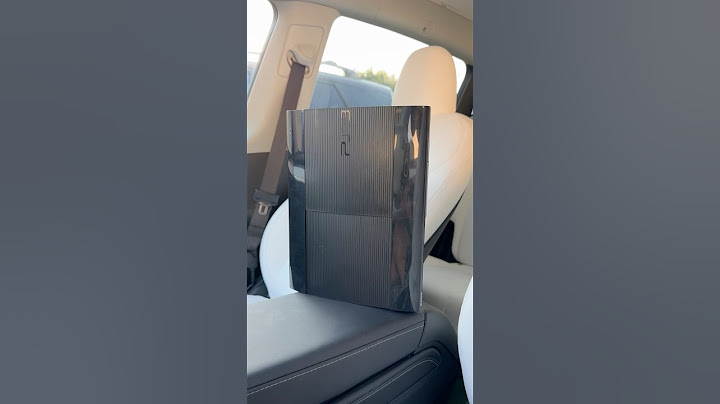 Sony PlayStation 3 Super Slim startup in Tesla 🚙 #sony #playstation #asmr #tesla #gaming #ps3