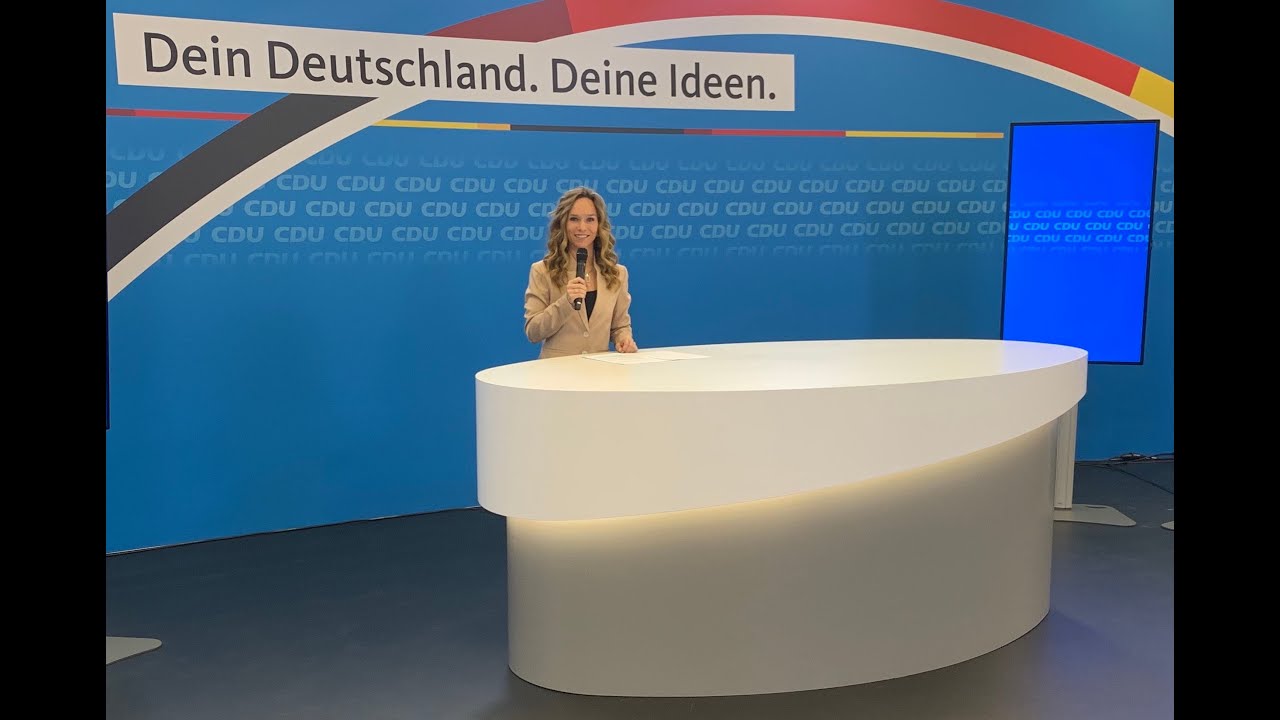 Politik Moderatorin/Wirtschaftsmoderatorin Ilka Groenewold für die CDU - Berlin Moderatorin