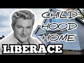 LIBERACE Childhood House &amp; Where He LEARNED Piano!