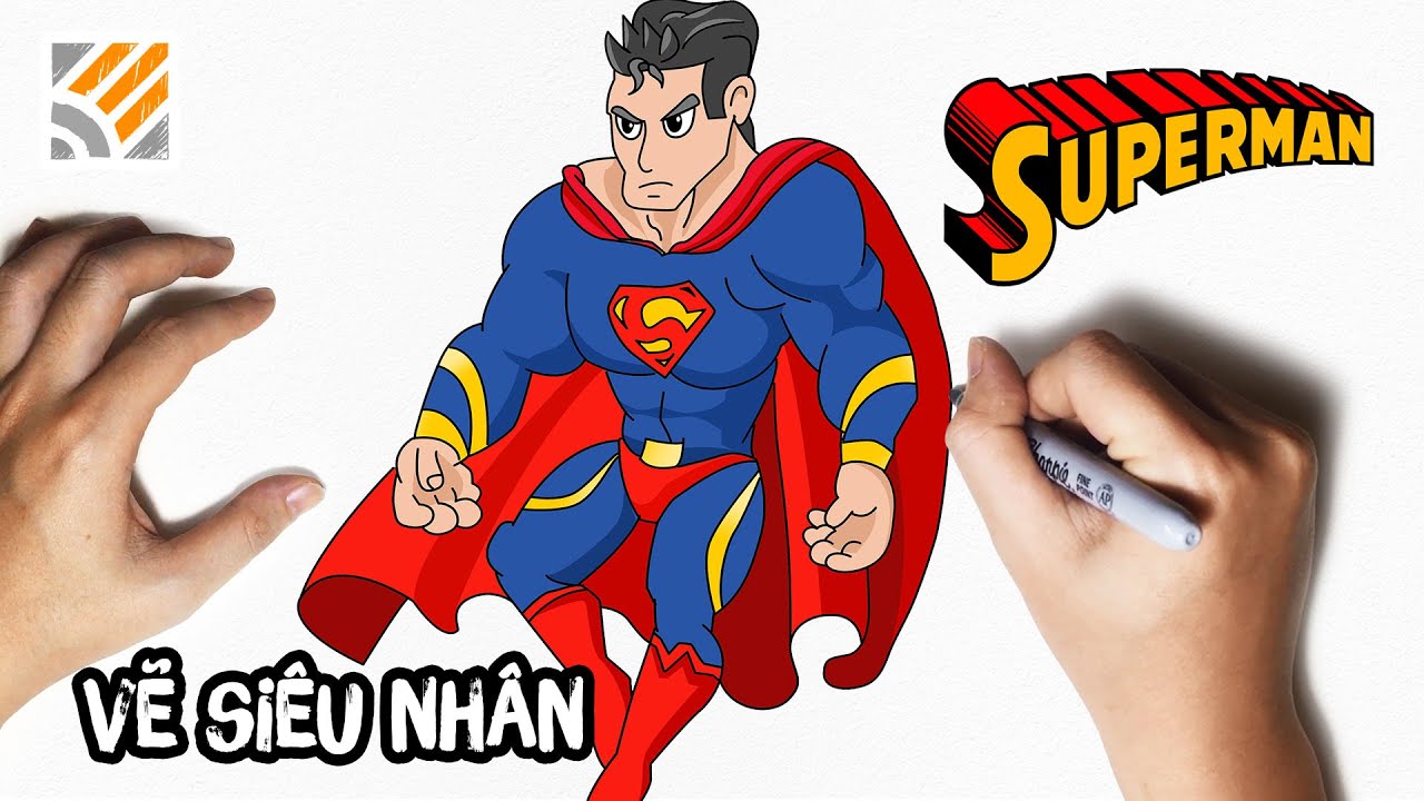 Cách Vẽ Siêu Nhân Chibi Cute | How To Draw Superman Chibi Step By Step -  Youtube