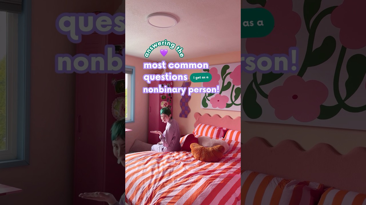 answering the most common questions I get as a nonbinary person! 💜