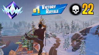 High Kill Solo Ranked Win Full Gameplay (Fortnite Chapter 5 Season 2)