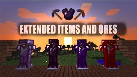 Extended Items And Ores Mod | Minecraft 1.12.2 (outdated)