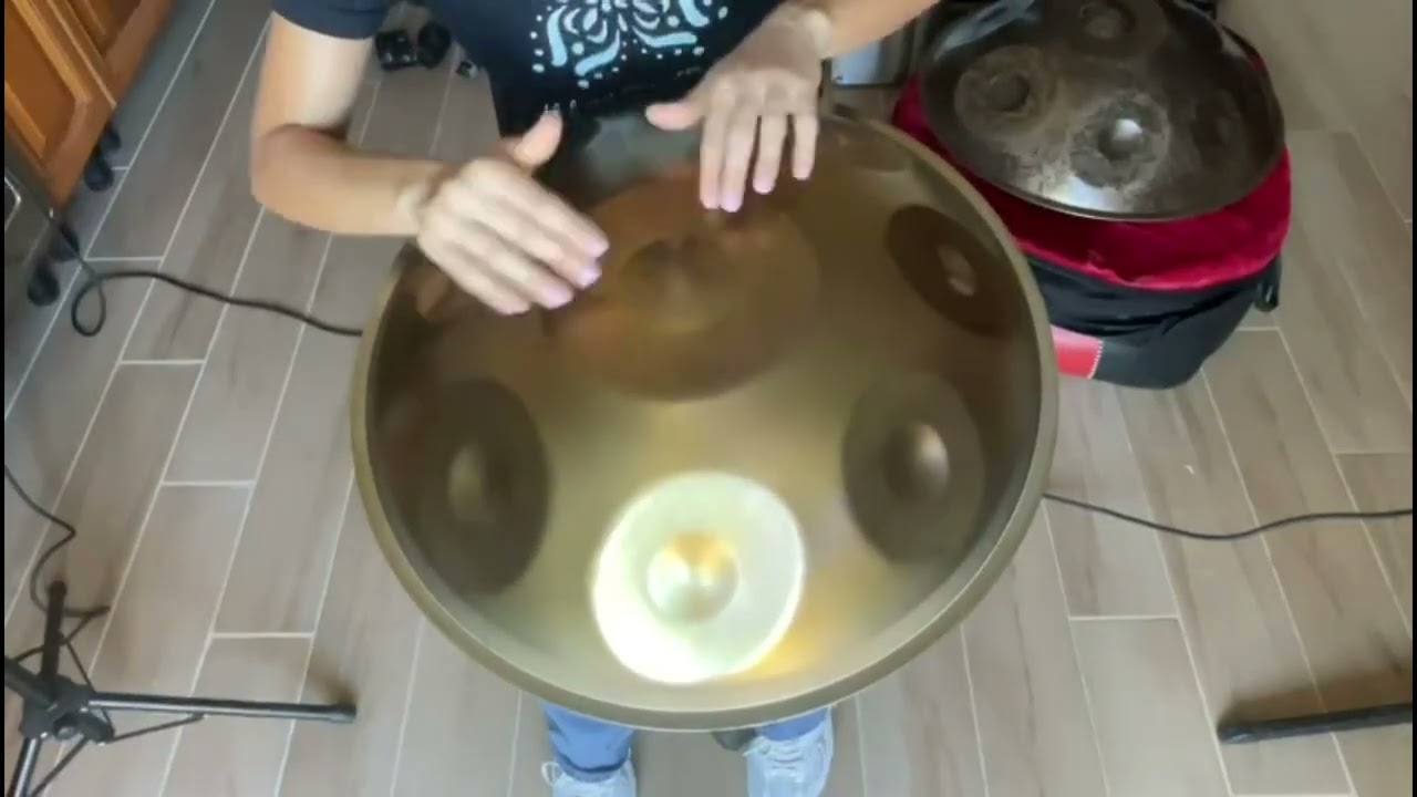 Alchemy Handpan |  Metal flower D Kurd 432 Hz