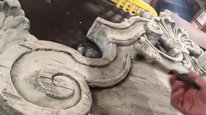 How To Use Annie Sloan Black Wax in the details to shadow