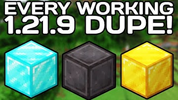 EVERY Working Minecraft Multiplayer Duplication Glitch for Java 1.21.9