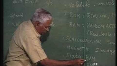 Lecture 15 - Inroduction to memory system