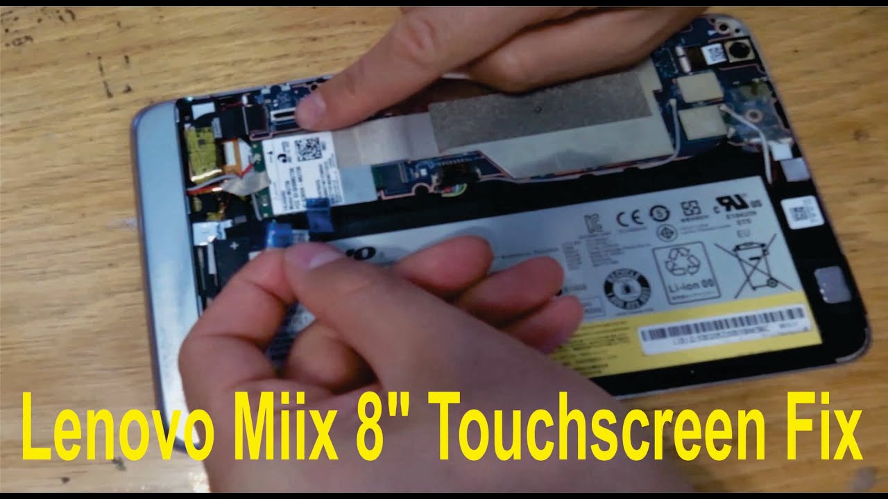 Lenovo Miix 2 (8 inch) freezing touchscreen repair: Step by Step - YouTube