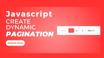 How to create a dynamic pagination using javascript in hindi