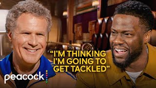 How Will Ferrell Kicked Out Shaq as a Fake Staples Center Security Guard | Hart to Heart