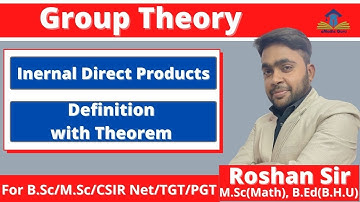 Group Theory || Internal Direct Products of Groups || Definition with Theorems || Abstract Algebra