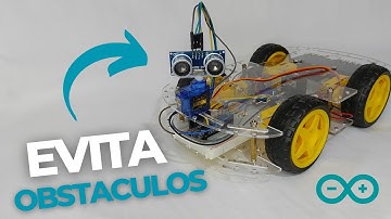 🔥 Como hacer un auto carro robot con Arduino esquiva obstaculos