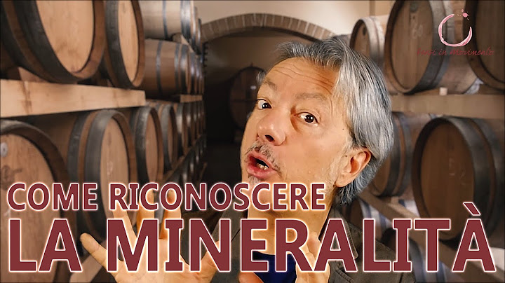 COME RICONOSCERE LA MINERALITÀ NEL VINO!